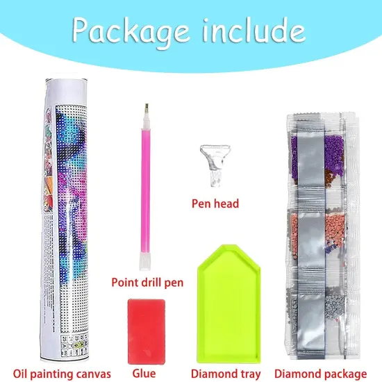 Christmas Paint with Diamonds Gem Art {6}