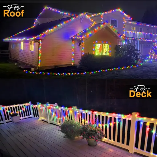 403ft 1000 LED Christmas String Lights (Multicolor) {2}