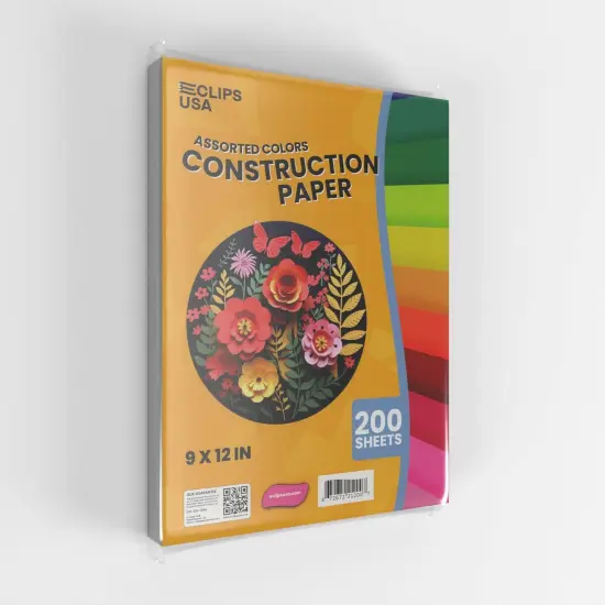 Construction Paper 9x12 in &ndash; 200 Sheets &ndash; 12 Sets {3}