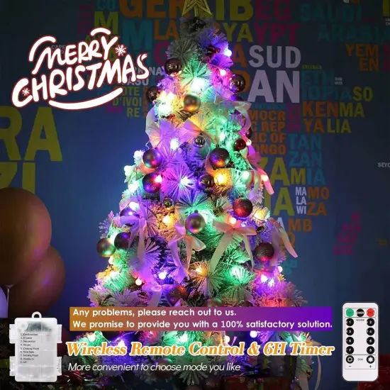 Multicolor LED String Lights - 18FT, 50 LEDs {4}