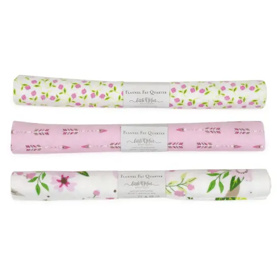 Fabric Editions Little Feet Flannel Assortment 18"X21" PDQ-11 Each Of 3 Designs - Wild {4}