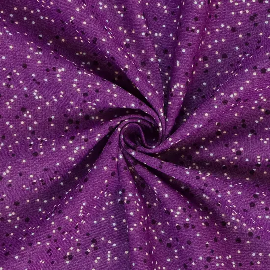 Mook Fabrics Dotted Cotton Fabric [108 in. Wide] - By The Yard Crushed Grape {2}