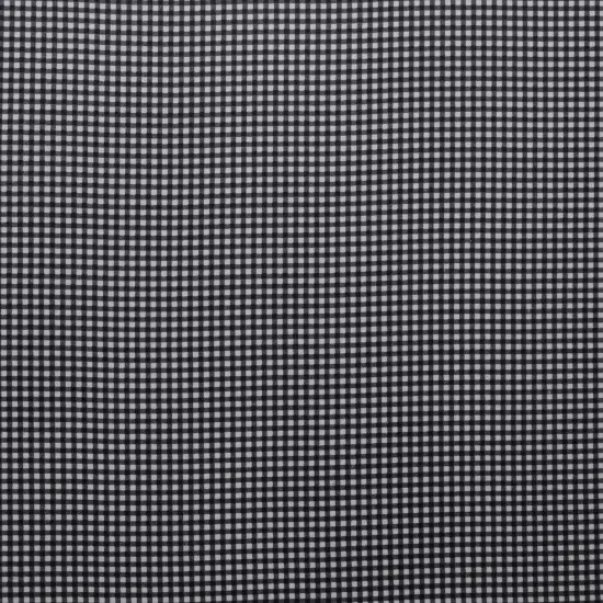Mook Fabrics Gingham Flannel Fabric [43 in. Wide] - By The Yard Black {1}