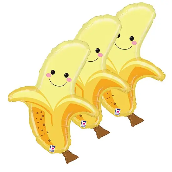 Betallic&reg; 30 Inch Produce Pals Banana Balloon {6}
