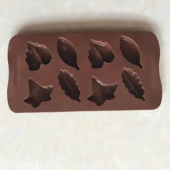 Fall Leaves Silicone Mold Flexible Candy Chocolate & Jelly Mold for Autumn Treats {2}