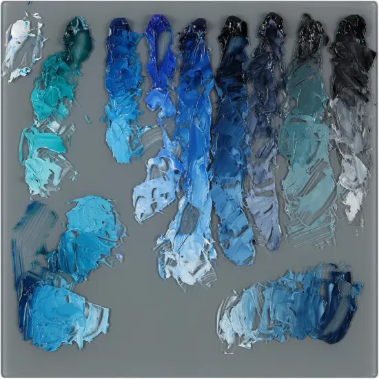 Grey Tempered Glass Palette 12x16" Tabletop Rectangle &ndash; Scratch-Resistant, Easy-to-Clean Artist Palette for Precise Color Mixing, Reduced Glare, Solvent-Resistant {4}