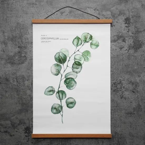 FALAMON Magnetic Poster Hanger Frame, 12x16 12x18 12x24 Teak Wood Magnet Poster Frame for Posters, Prints, Photos, Pictures, Maps, Scrolls, and Canvas Artwork {2}