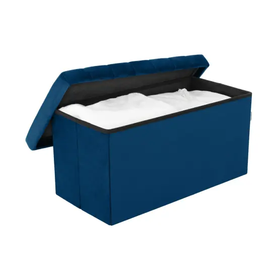 Seville Classics Channel Tufted Storage Trunk {6}