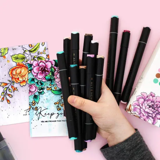 Garden Love 24 Artist Alcohol Markers Bundle {3}