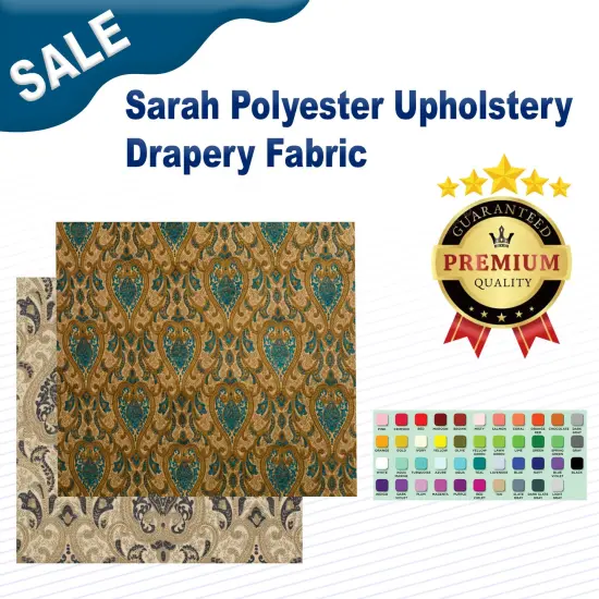 Sarah Polyester Upholstery & Drapery Fabric Treasure {2}
