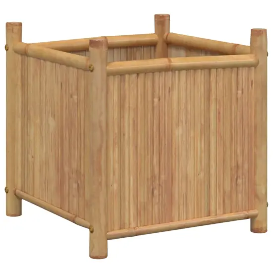 vidaXL Planter 19.7x19.7x19.7 Bamboo {2}