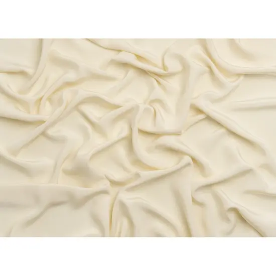 1 Yard Premium Pale Yellow Silk 4 Ply Crepe Fabric 44" Wide for Eveningwear & Fashion {4}