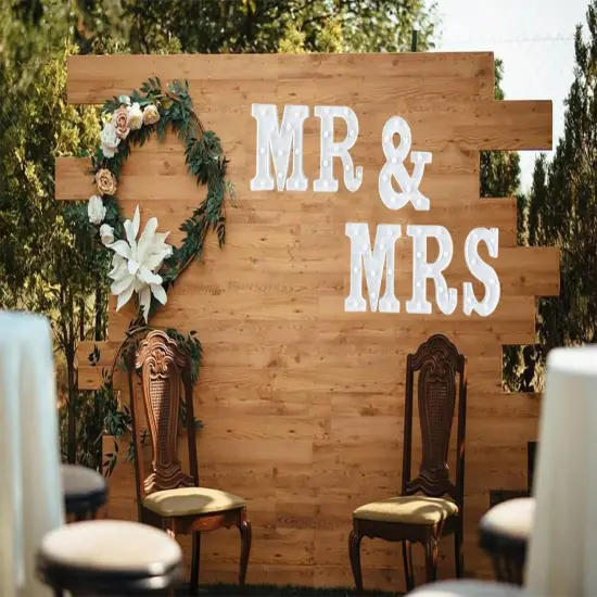 6-Piece MR & MRS LED Light Sign Set &ndash; Wedding, Engagement, Anniversary & Table D&eacute;cor, Photo Prop {2}