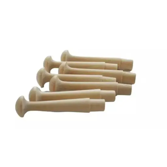 Kitcheniva 25 Pcs 3.5" Shaker Pegs Oak Birch Maple Wood Wall Hanger Wall Mount Crafts DIY {5}