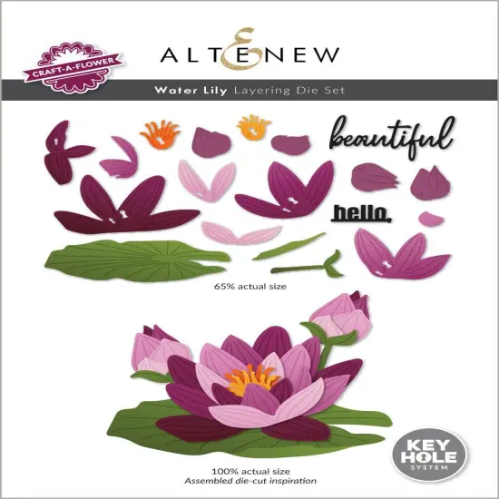 Craft-A-Flower: Water Lily Layering Die Set {1}