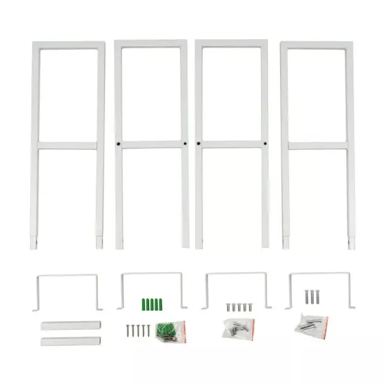 34 Inch Wall Mount Media Storage Rack, CD DVD Cube Organizer Metal Shelf {3}