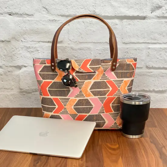 Crosscut Sewing Co.&reg; Lincoln Tote Sewing Kit - Beginner Sewing Project Kit Yucatan {4}