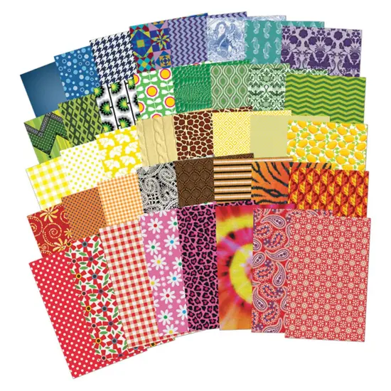 All Kinds of Fabric Design Papers&trade;, 5.5" x 8.5", 200 Sheets Per Pack, 2 Packs {2}