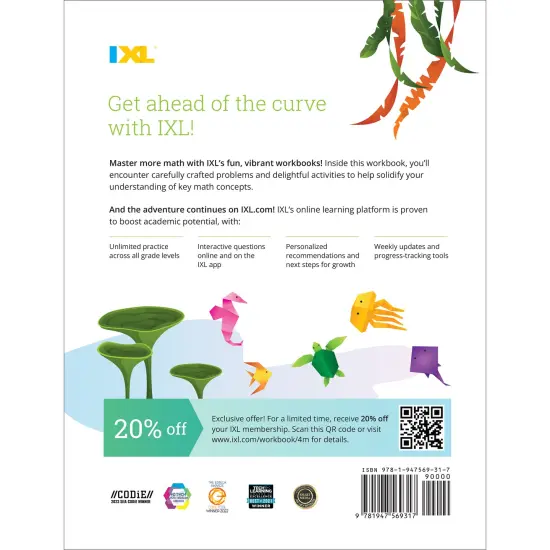 IXL Multiplication 4th Grade Math Workbooks, Mathematics Book for Kids Ages 9-10 Covering Times Table Facts and Properties, Multiplying With Multi Digit Numbers, and More {2}