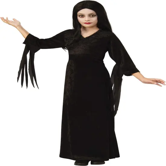 Rubies Girl's Addams Family Animated Movie Morticia Costume, Small 4-6 {1}