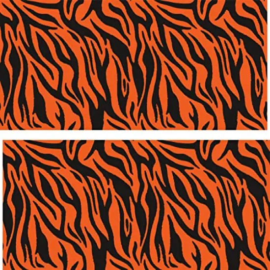 Tiger Stripes 4"x10" Edible Cake topper border side strips {1}
