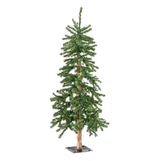Pre-lit Alpine Tree 6ft {1}