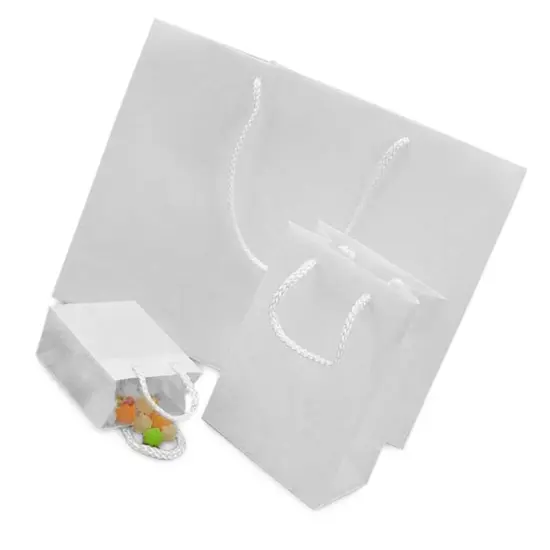 Heavy Duty Frosted Euro Tote 8" x 4" x 10" {6}