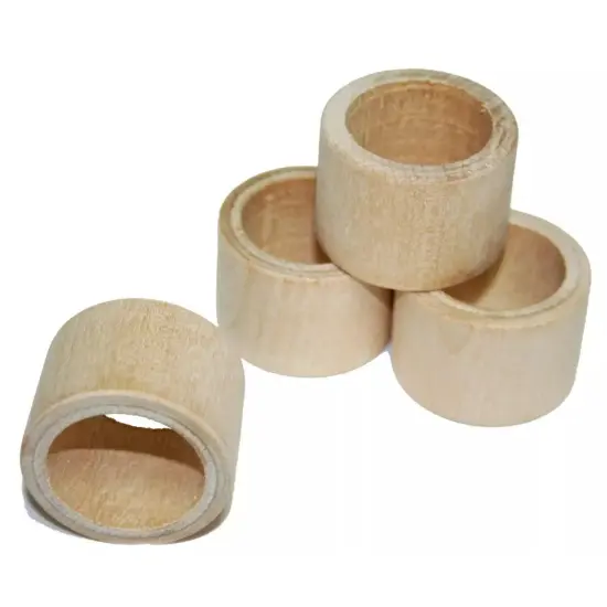 Kitcheniva Unfinished Wood Napkin Ring Holder Party Wedding Crafts DIY {1}