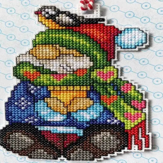 Christmas Gnomes Counted Cross-Stitch Kit {5}