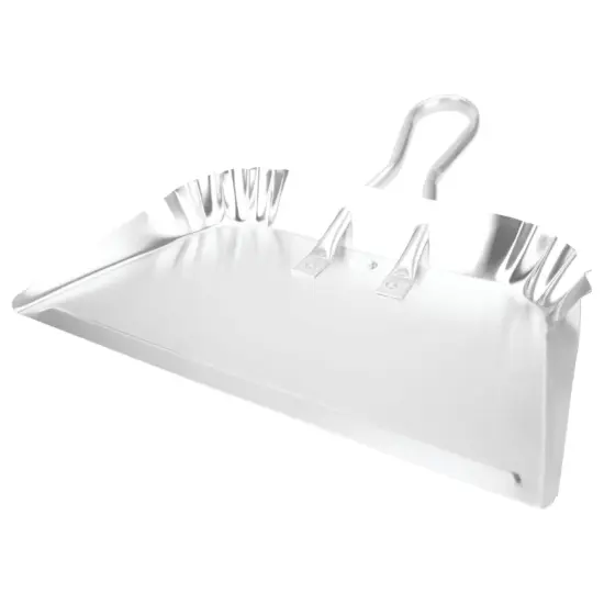 Amaroq Aluminum Stays-Flat Dustpan Lightweight Rust-Proof Aluminum Large 16" Wide {7}
