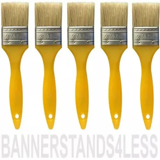 5 Pack Lot 2" CHIP BRUSH Brushes All Purpose Adhesives Paint Touchups yb {1}