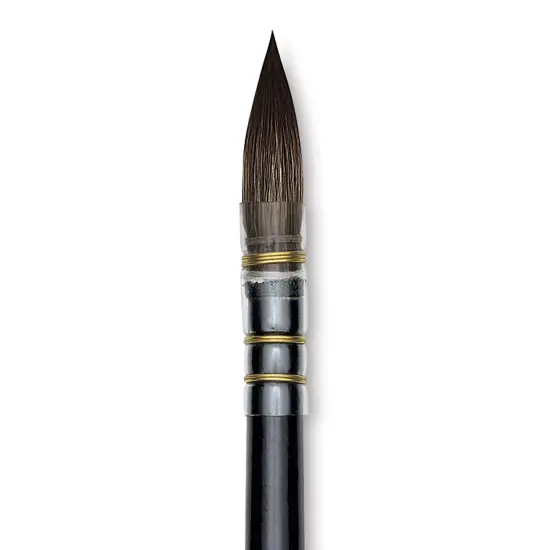 Da Vinci Casaneo Synthetic Squirrel Watercolor Brush - Quill Round Wash, Size 2, Short Handle, Synthetic {1}