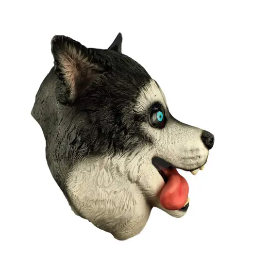 Husky Dog Adult Latex Costume Mask {6}