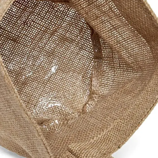 Small Burlap Basket 4.5" x 4.5" x 4.5" Charming and Durable {6}