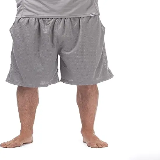 Comfortable Mesh Athletic Shorts | RADYAN&reg; GRAY {1}