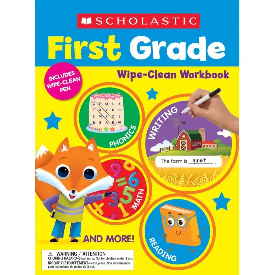 First Grade Wipe Clean Workbook {1}