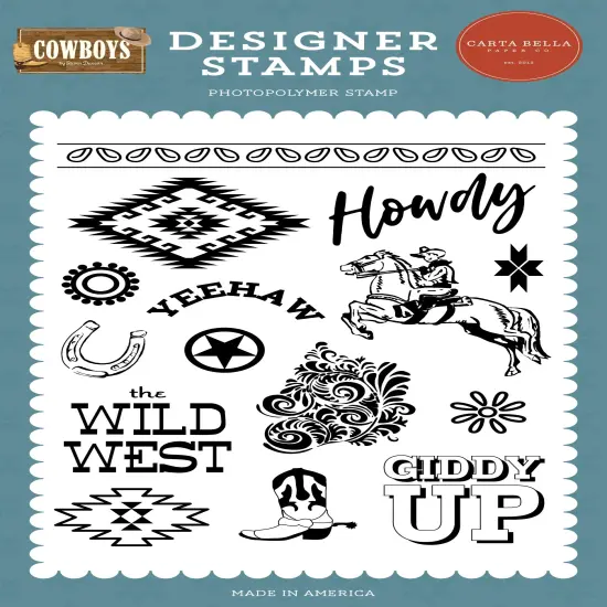 Cowboys Stamps-Yeehaw {1}