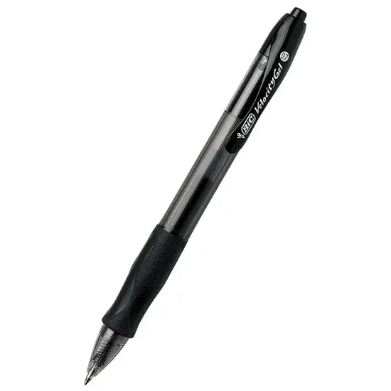 Gelocity&reg; Original Gel Retractable Roller Ball Pen, 0.7 mm, Black, Pack of 12 {1}