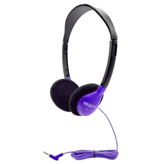 Personal On-Ear Stereo Headphone, Purple {1}