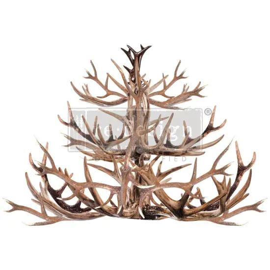 Prima Re-Design Decor Transfers-Antler Chandelier {1}