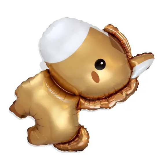 34" Baby Horse Gold Foil Balloon Animal Party Decoration {3}