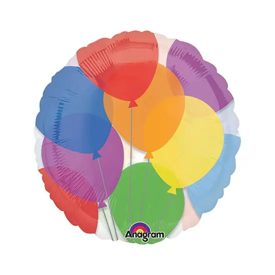 Anagram&reg; 18 Inch Round Balloons Foil Mylar Balloon {1}