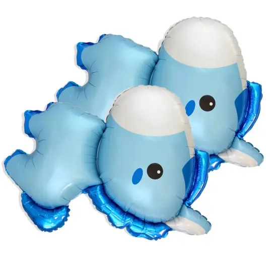 34" Baby Horse Blue Foil Balloon Animal Party Decoration {6}