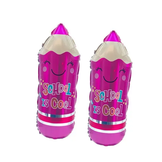 LA Balloons&reg; 29 Inch Back To School Pencil Pink Balloon {4}