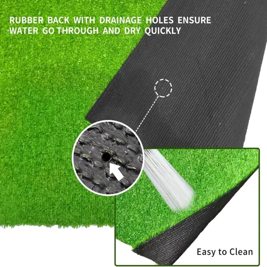 Premium Artificial Turf Mat Thick Grass with Drainage {4}