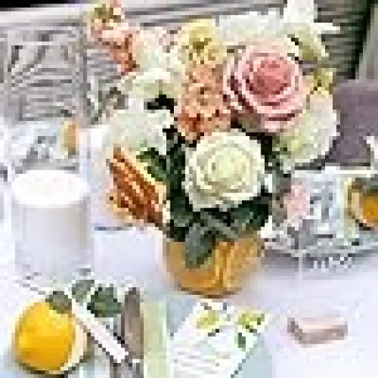 Long Stem Real Touch Fake Foam Roses for Decoration {2}