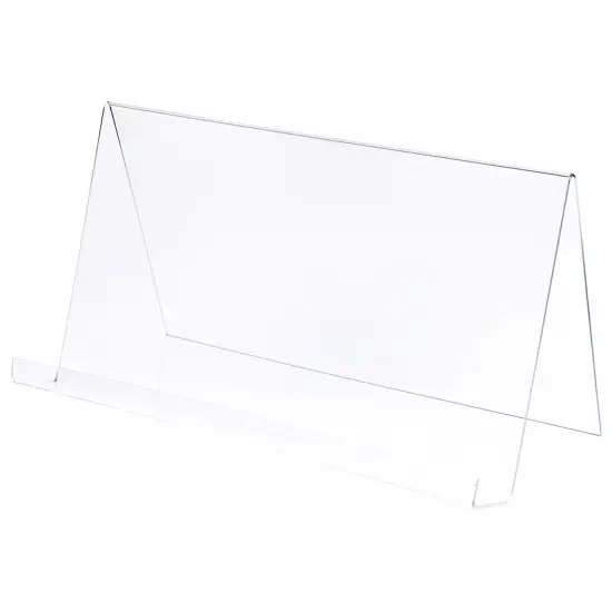 Plymor Clear Acrylic Book Display Easel with 1.75" Ledge With Lip {1}