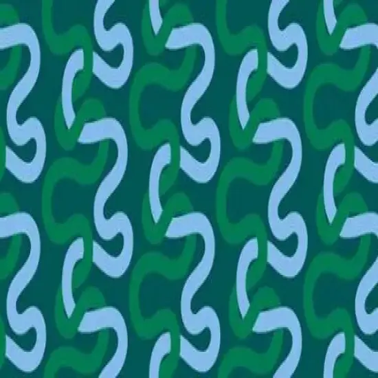 Groove Horizon Tangled Multi Green Cotton Wideback Fabric Per Yard {1}