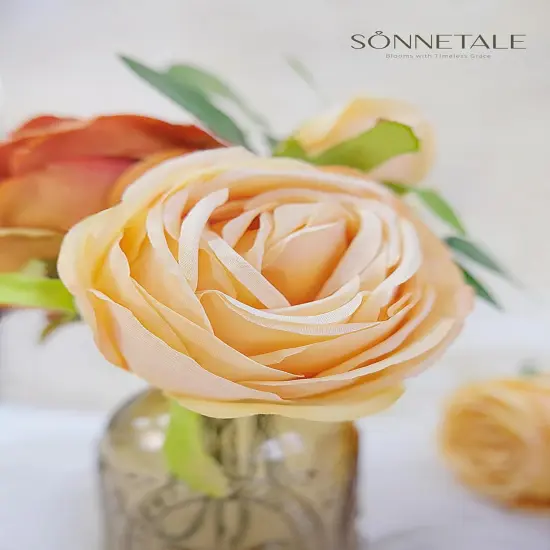 Artificial Flowers and Greenery Combo Box Set - Peony Terracotta (Mini) {2}