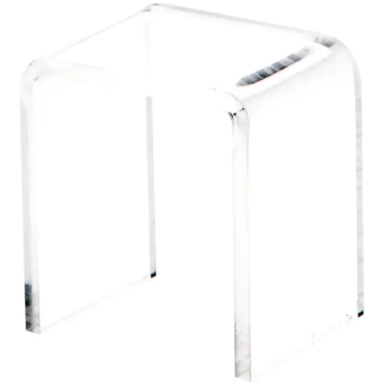 Plymor Clear Acrylic Vertical Square Display Riser, 1.5" H x 1.38" W x 1" D (3/32" thick) {1}